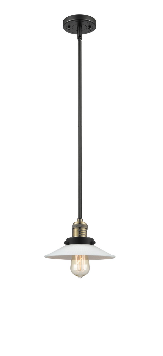 LED Mini Pendant by Innovations - Franklin Restoration Collection, Black Antique Brass Finish - 201S-BAB-G1-LED