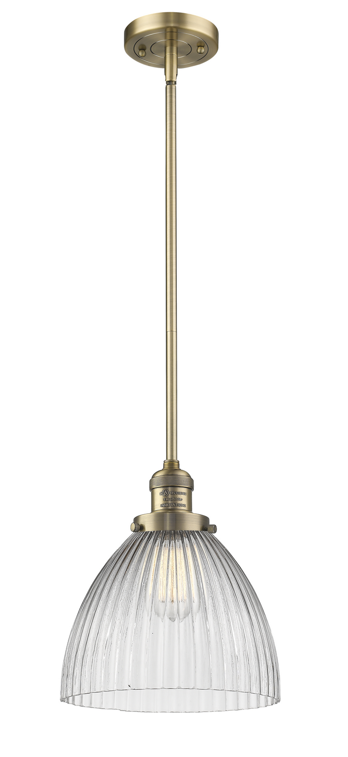 LED Mini Pendant by Innovations - Franklin Restoration Collection, Brushed Brass Finish - 201S-BB-G222-LED