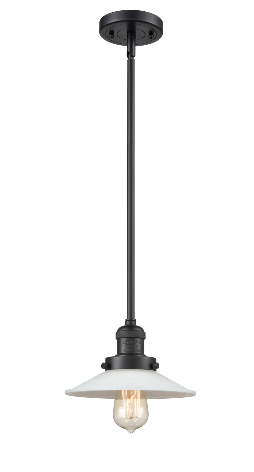 LED Mini Pendant by Innovations - Franklin Restoration Collection, Matte Black Finish - 201S-BK-G1-LED