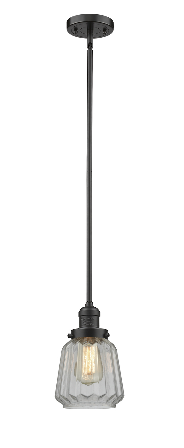 LED Mini Pendant by Innovations - Franklin Restoration Collection, Oil Rubbed Bronze Finish - 201S-OB-G142-LED
