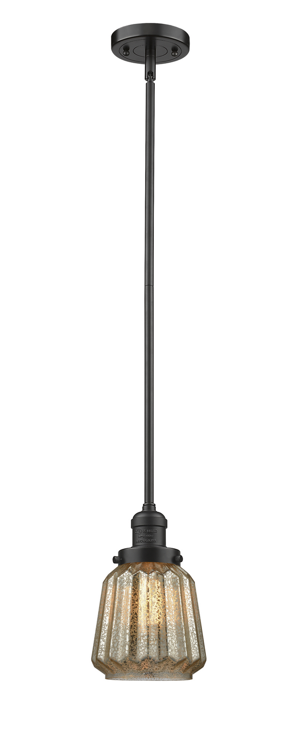 LED Mini Pendant by Innovations - Franklin Restoration Collection, Oil Rubbed Bronze Finish - 201S-OB-G146-LED