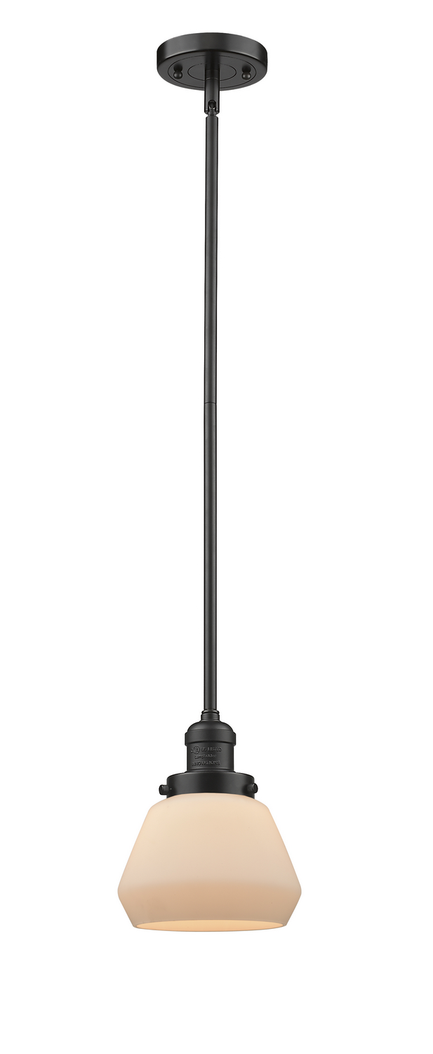 LED Mini Pendant by Innovations - Franklin Restoration Collection, Oil Rubbed Bronze Finish - 201S-OB-G171-LED