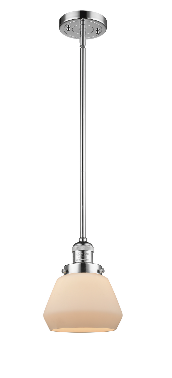 LED Mini Pendant by Innovations - Franklin Restoration Collection, Polished Chrome Finish - 201S-PC-G171-LED