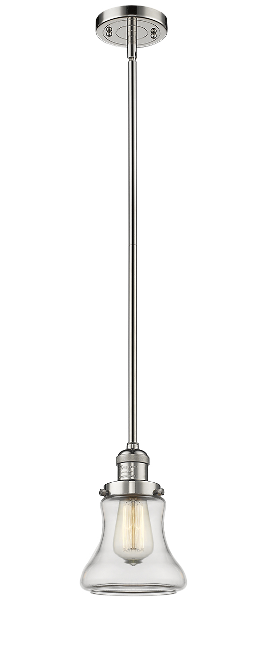 LED Mini Pendant by Innovations - Franklin Restoration Collection, Polished Nickel Finish - 201S-PN-G192-LED