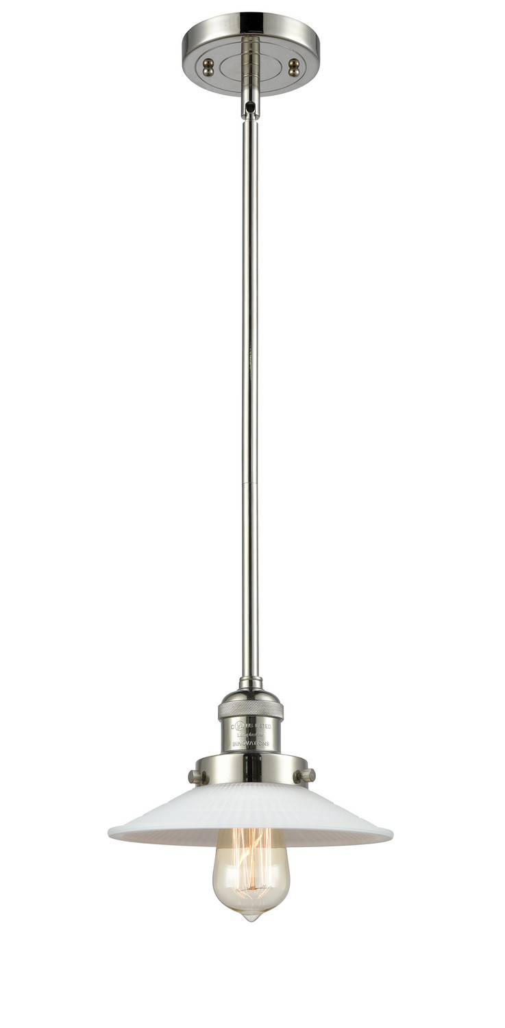 LED Mini Pendant by Innovations - Franklin Restoration Collection, Polished Nickel Finish - 201S-PN-G1-LED