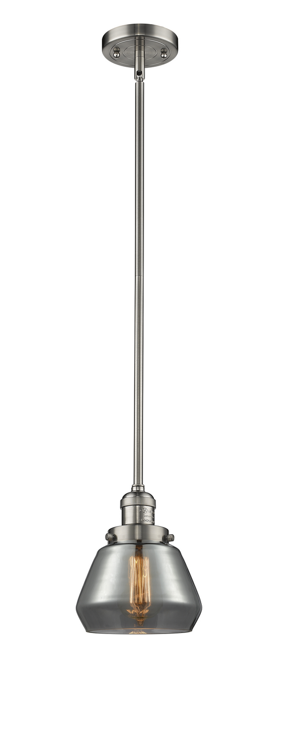 LED Mini Pendant by Innovations - Franklin Restoration Collection, Brushed Satin Nickel Finish - 201S-SN-G173-LED