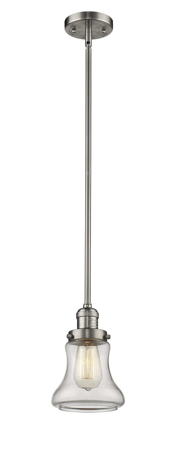LED Mini Pendant by Innovations - Franklin Restoration Collection, Brushed Satin Nickel Finish - 201S-SN-G192-LED