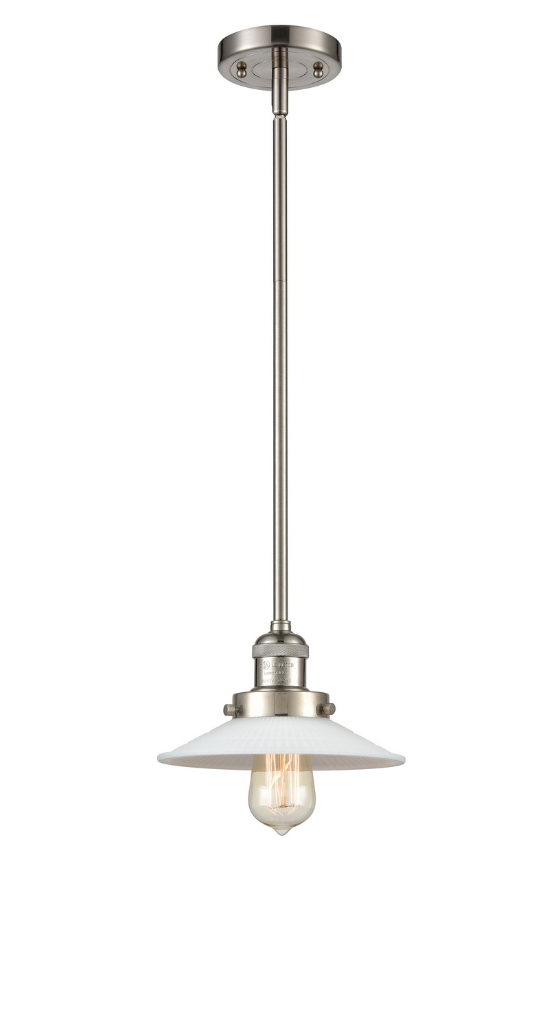 LED Mini Pendant by Innovations - Franklin Restoration Collection, Brushed Satin Nickel Finish - 201S-SN-G1-LED