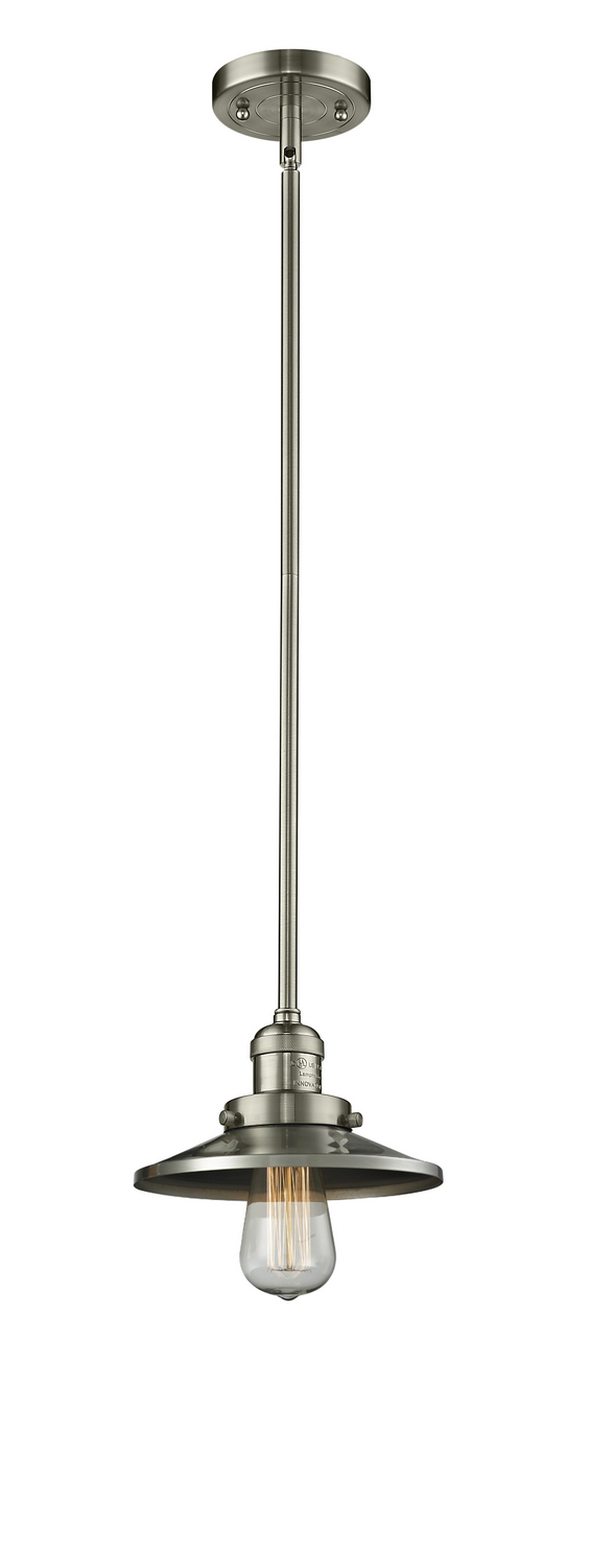 LED Mini Pendant by Innovations - Franklin Restoration Collection, Brushed Satin Nickel Finish - 201S-SN-M2-LED