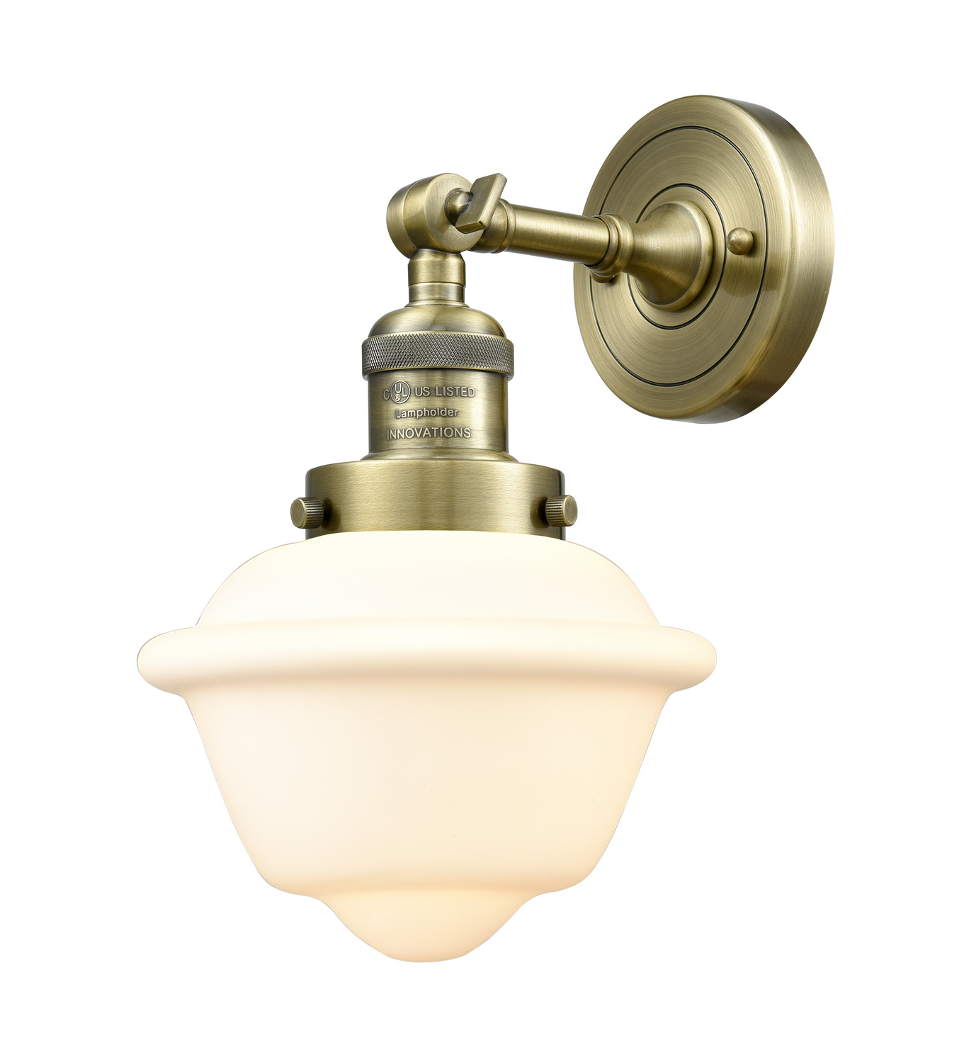 LED Wall Sconce by Innovations - Franklin Restoration Collection, Antique Brass Finish - 203-AB-G531-LED
