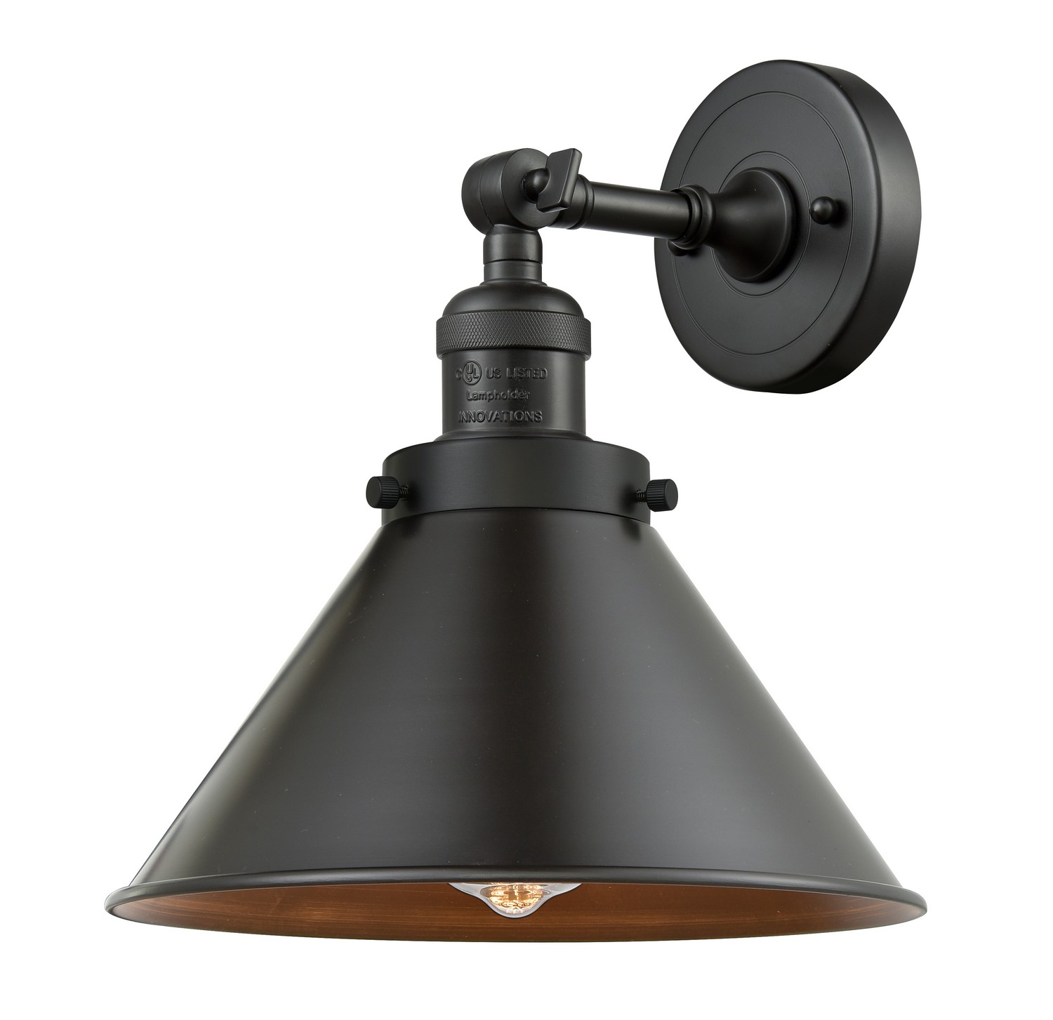 LED Wall Sconce by Innovations - Franklin Restoration Collection, Oil Rubbed Bronze Finish - 203-OB-M10-OB-LED