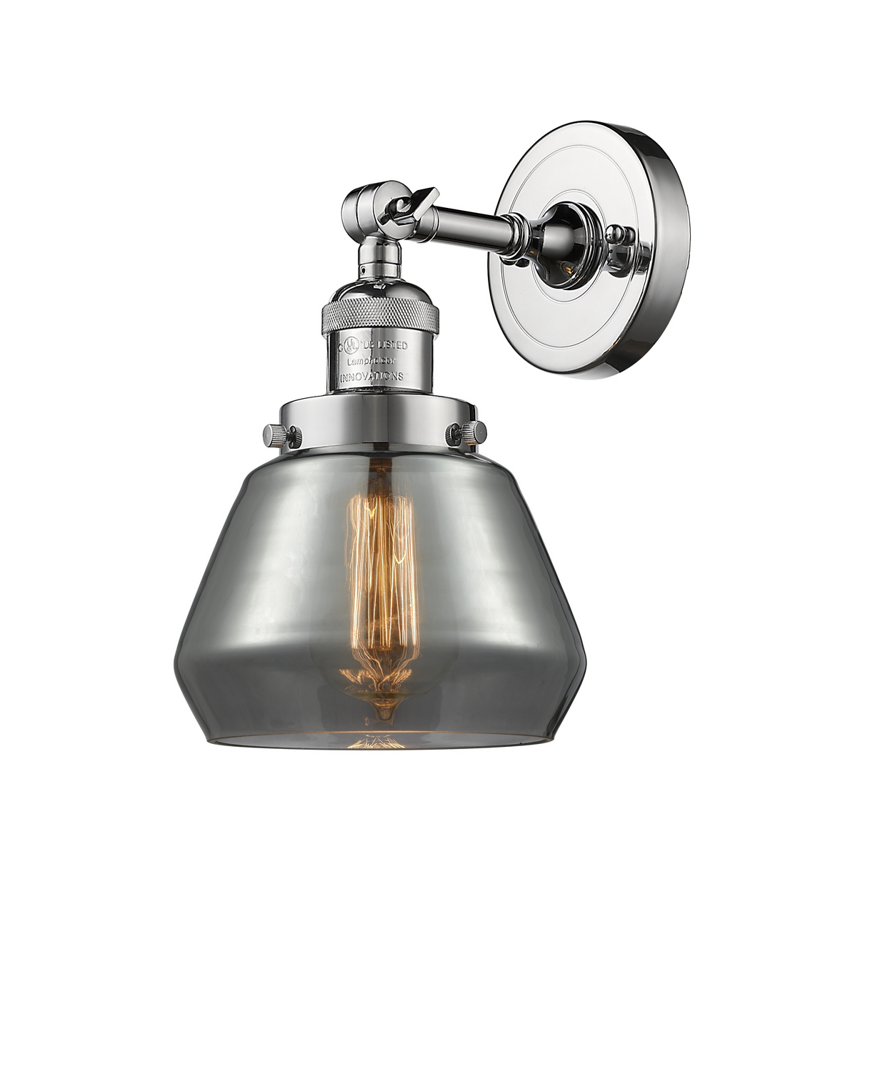 LED Wall Sconce by Innovations - Franklin Restoration Collection, Polished Chrome Finish - 203-PC-G173-LED
