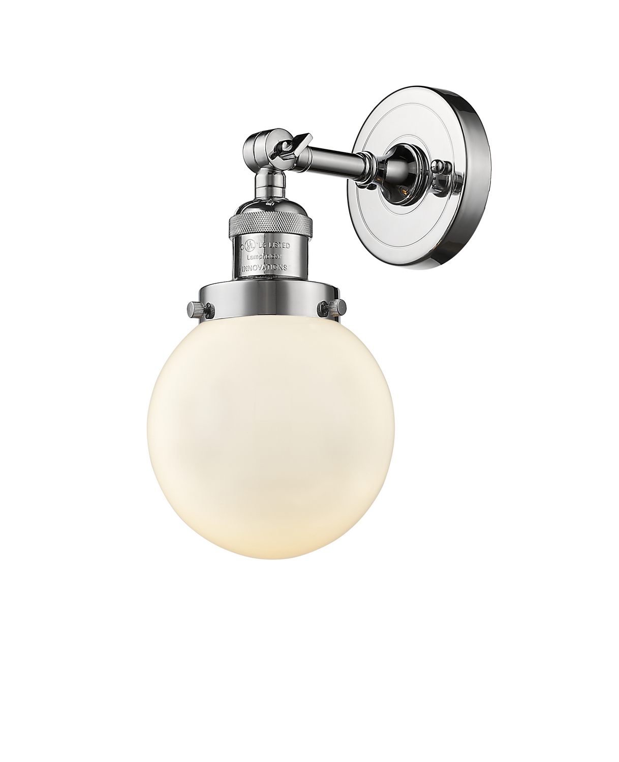 LED Wall Sconce by Innovations - Franklin Restoration Collection, Polished Chrome Finish - 203-PC-G201-6-LED