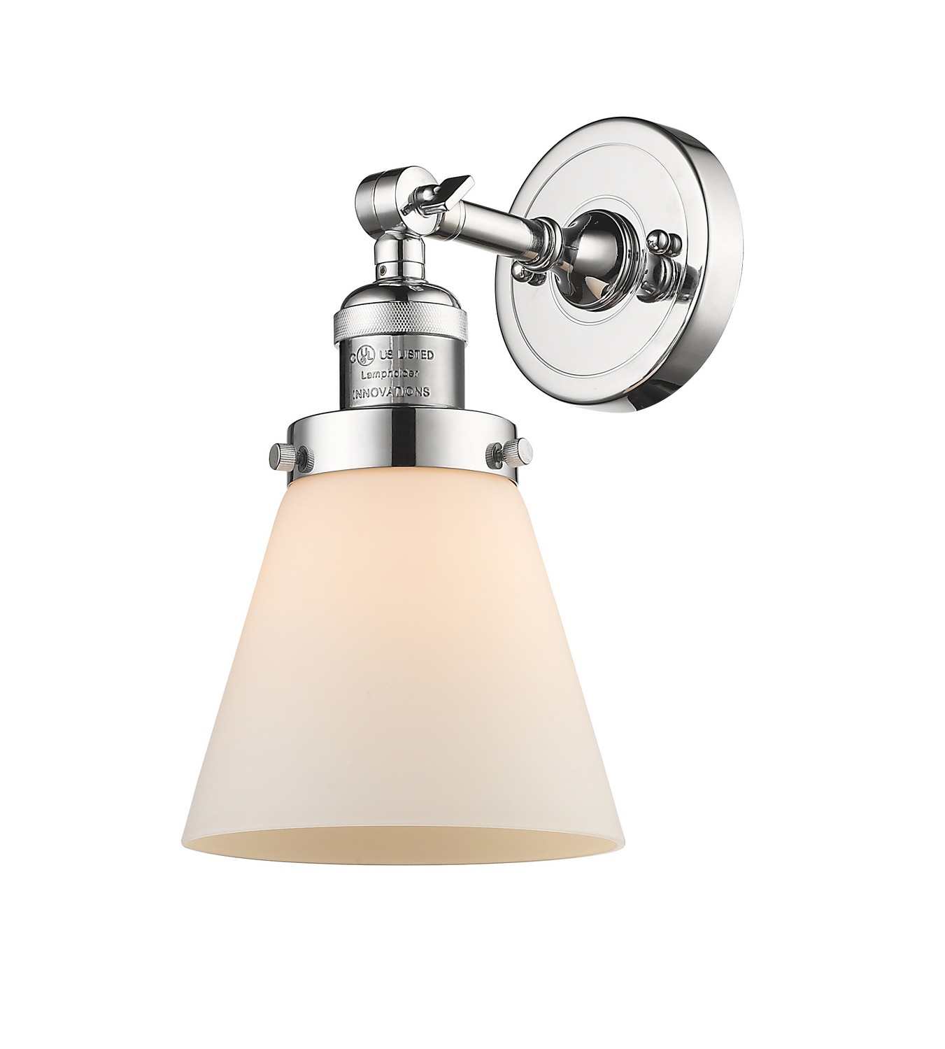 LED Wall Sconce by Innovations - Franklin Restoration Collection, Polished Chrome Finish - 203-PC-G61-LED