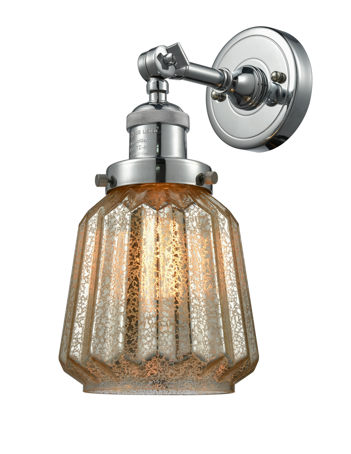 LED Wall Sconce by Innovations - Franklin Restoration Collection, Polished Nickel Finish - 203-PN-G146-LED