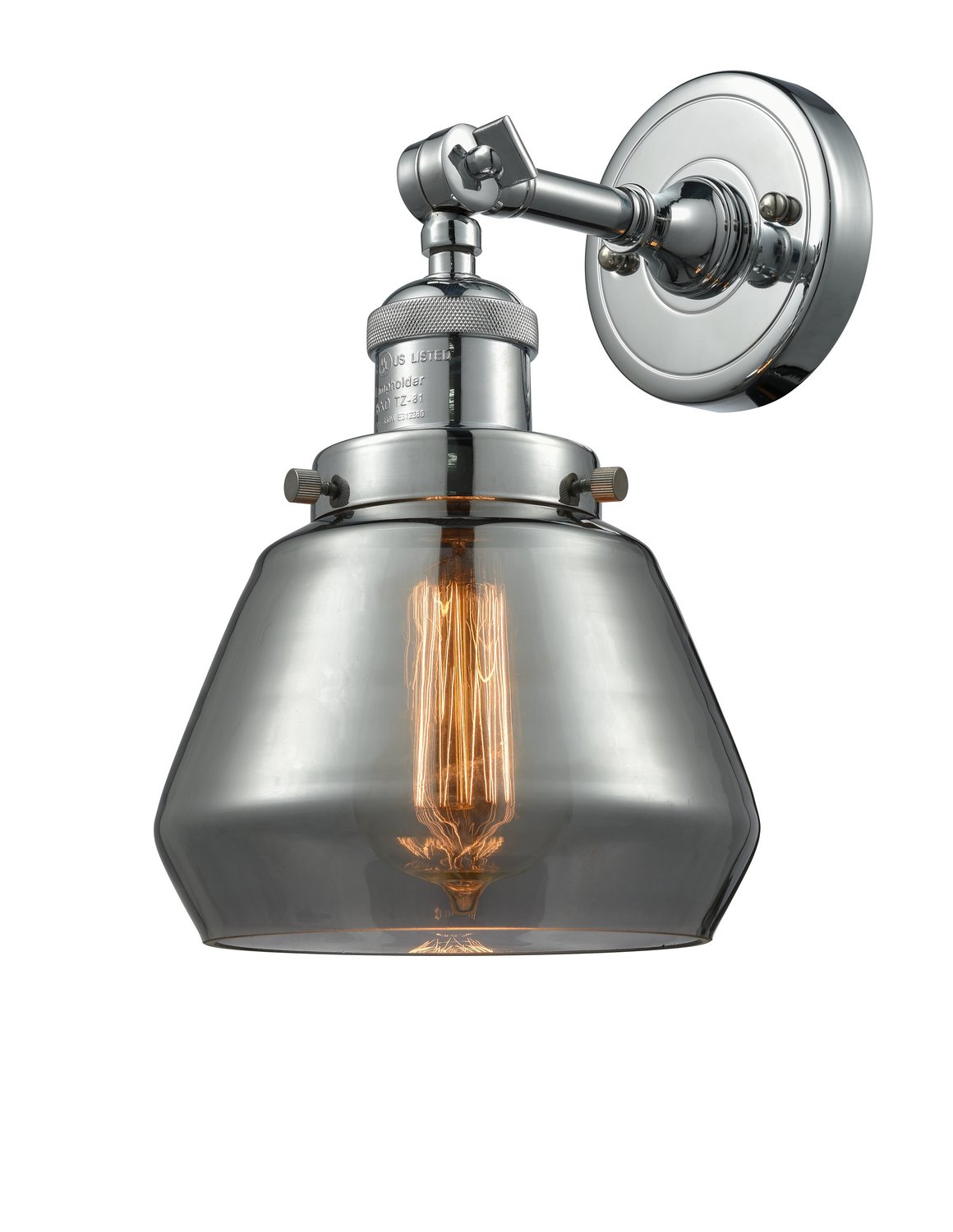 LED Wall Sconce by Innovations - Franklin Restoration Collection, Polished Nickel Finish - 203-PN-G173-LED