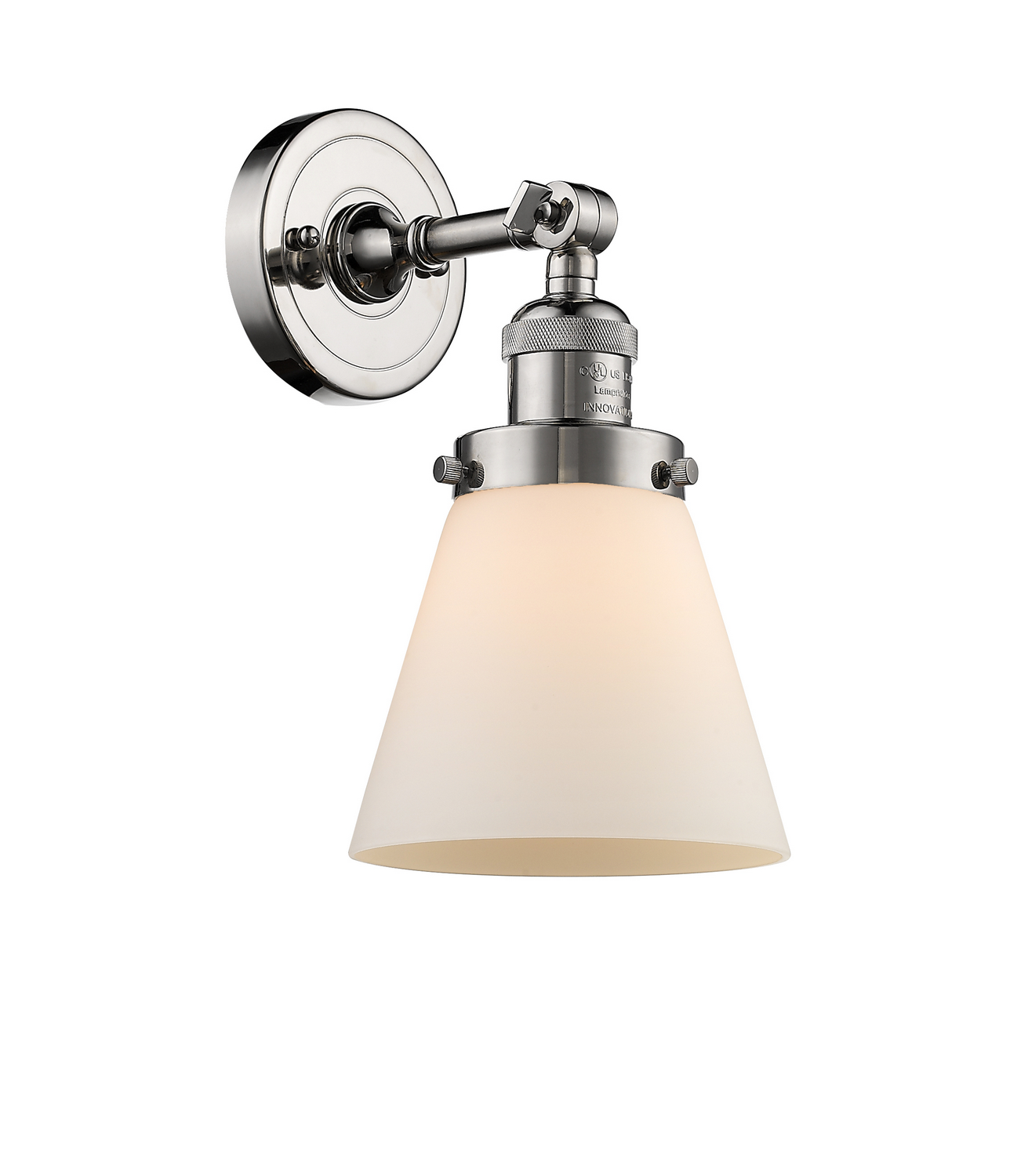 LED Wall Sconce by Innovations - Franklin Restoration Collection, Polished Nickel Finish - 203-PN-G61-LED