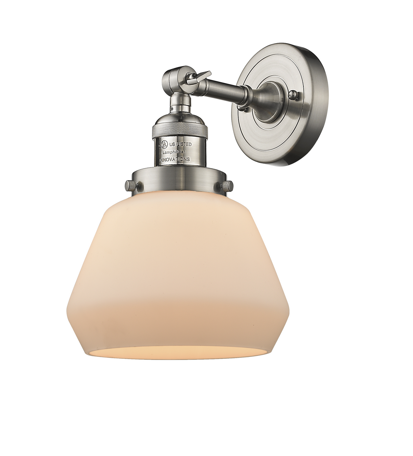 LED Wall Sconce by Innovations - Franklin Restoration Collection, Brushed Satin Nickel Finish - 203-SN-G171-LED