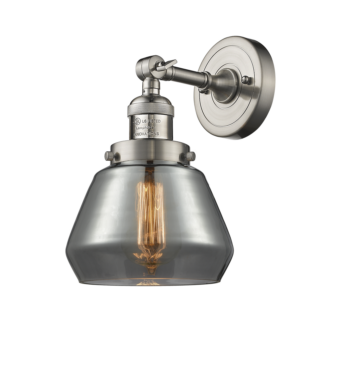 LED Wall Sconce by Innovations - Franklin Restoration Collection, Brushed Satin Nickel Finish - 203-SN-G173-LED