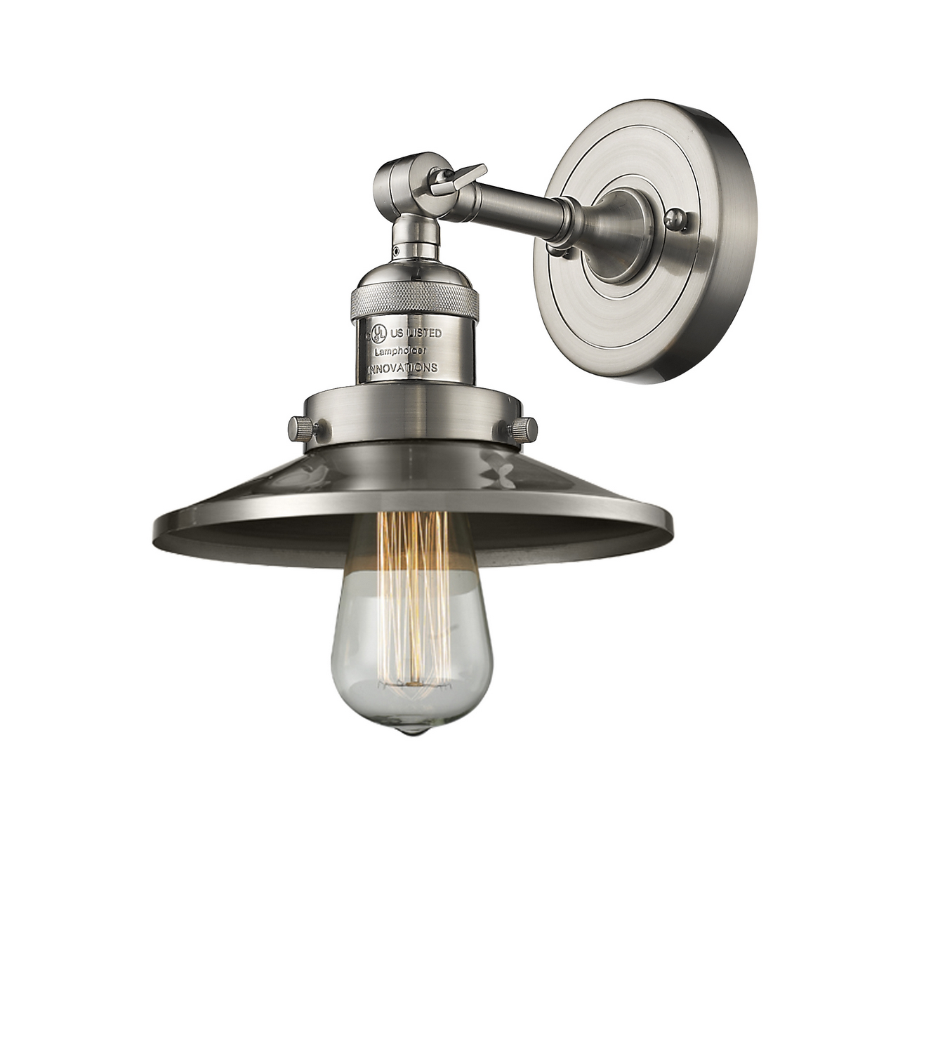LED Wall Sconce by Innovations - Franklin Restoration Collection, Brushed Satin Nickel Finish - 203-SN-M2-LED