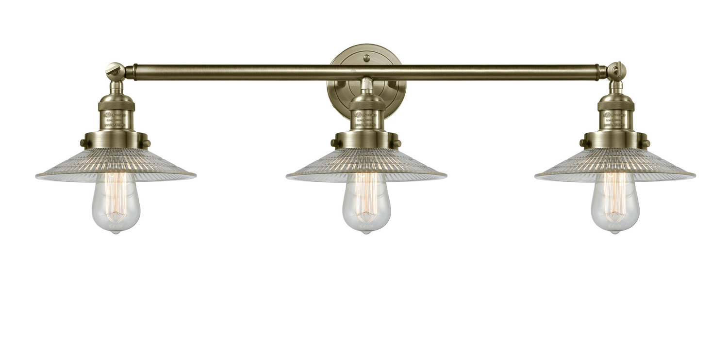 Three Light Bath Vanity by Innovations - Franklin Restoration Collection, Antique Brass Finish - 205-AB-G2