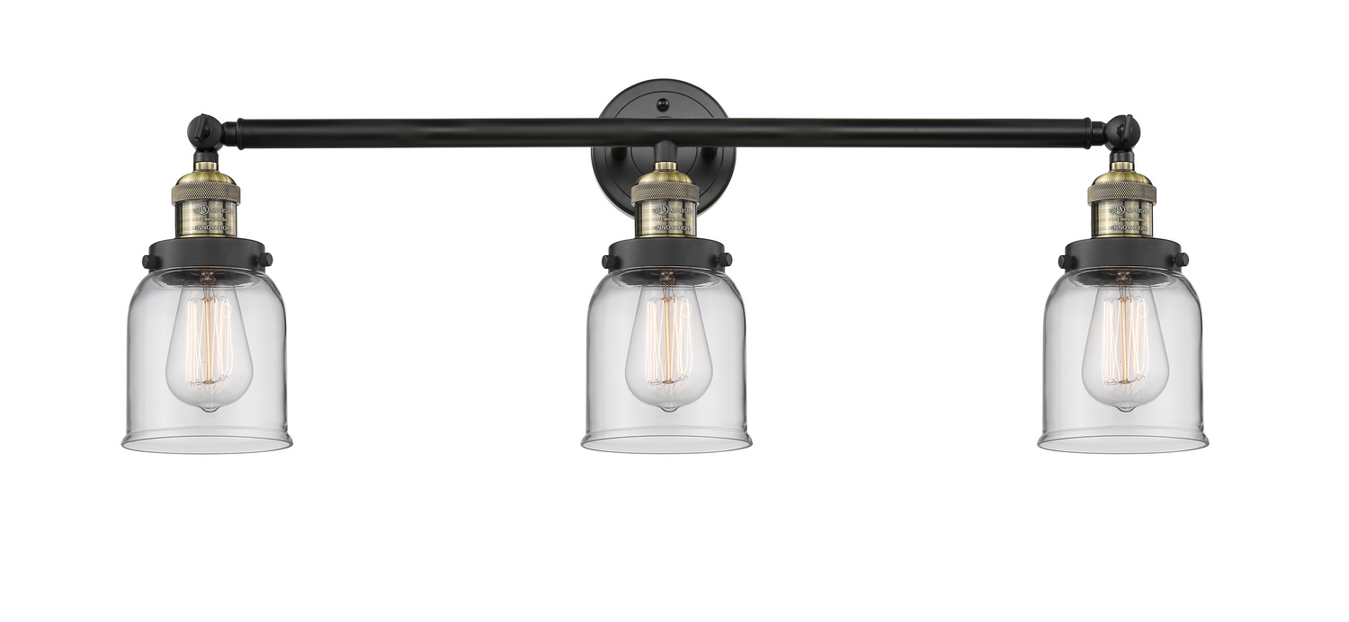 LED Bath Vanity by Innovations - Franklin Restoration Collection, Black Antique Brass Finish - 205-BAB-G52-LED