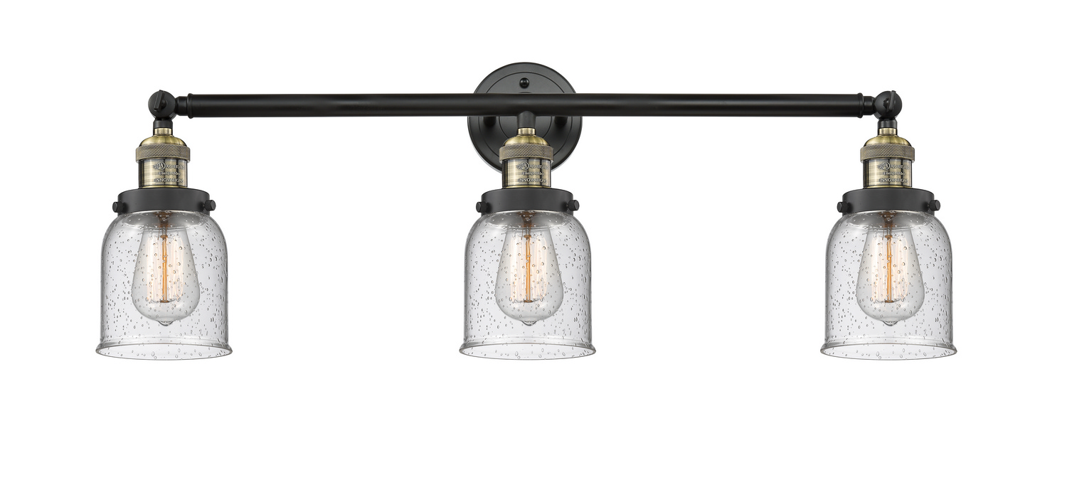 LED Bath Vanity by Innovations - Franklin Restoration Collection, Black Antique Brass Finish - 205-BAB-G54-LED