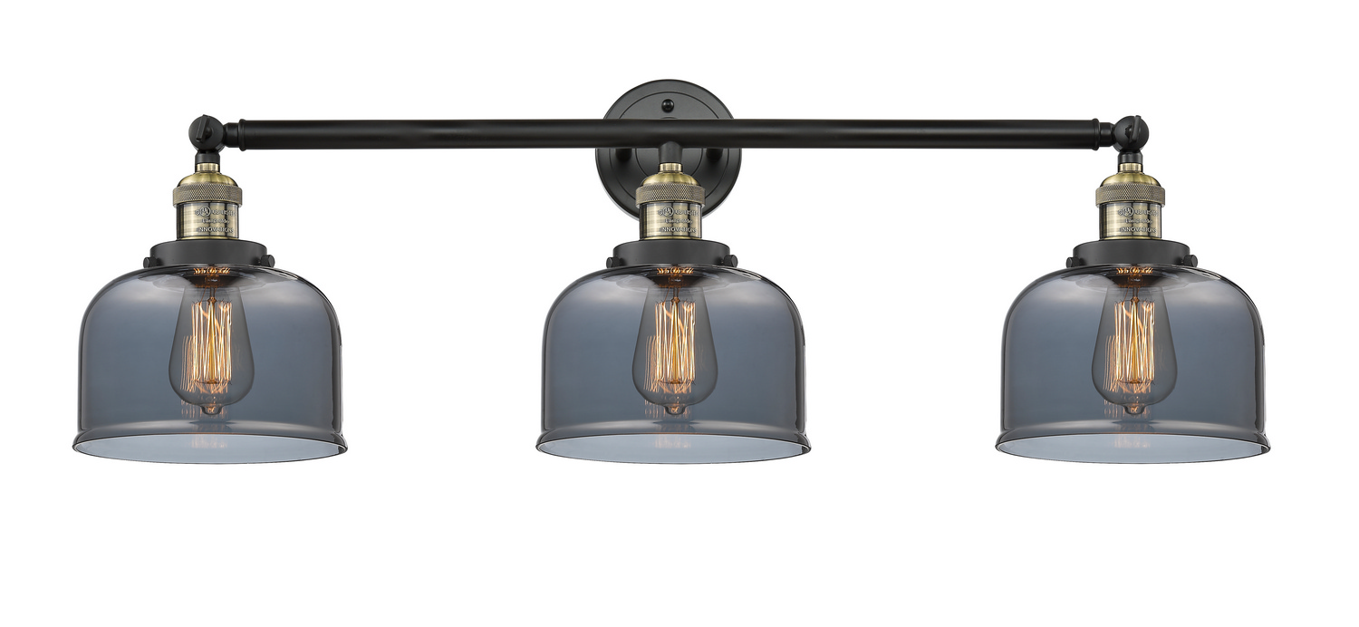 LED Bath Vanity by Innovations - Franklin Restoration Collection, Black Antique Brass Finish - 205-BAB-G73-LED