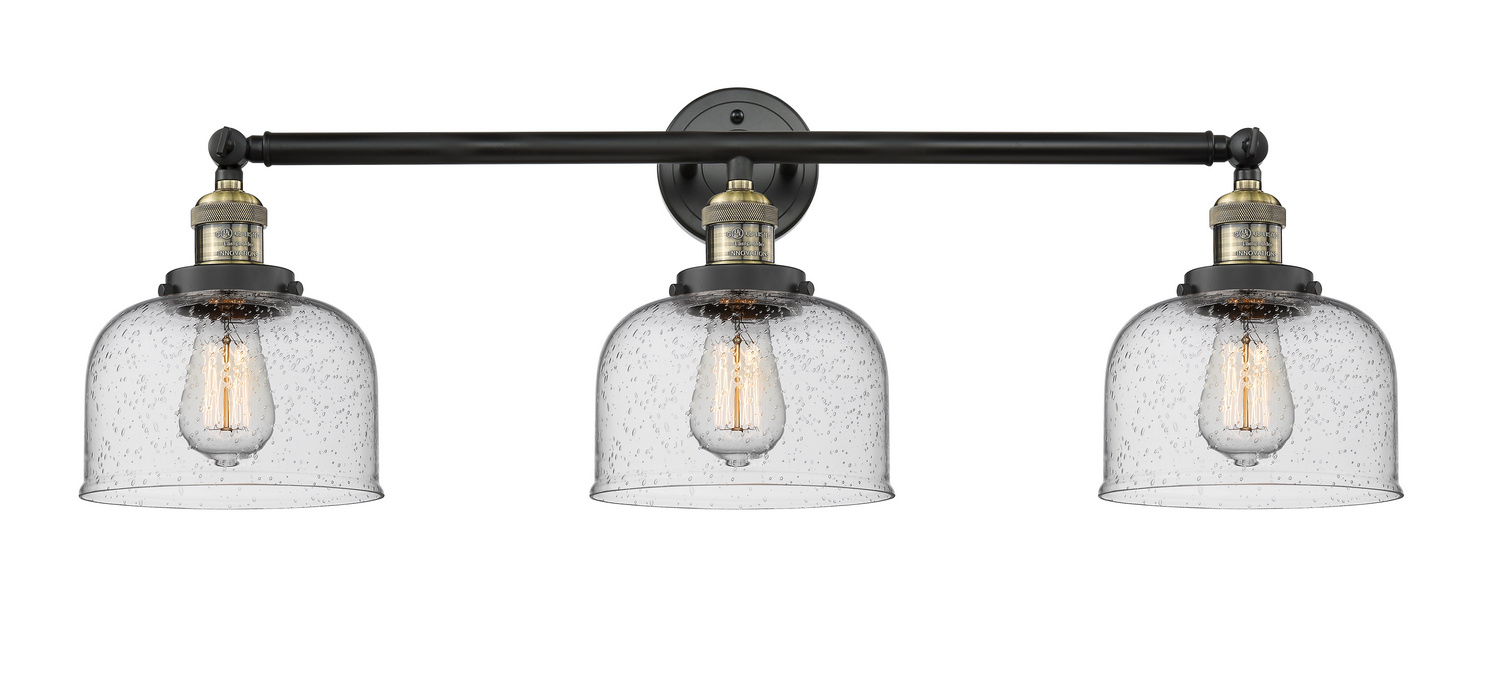 LED Bath Vanity by Innovations - Franklin Restoration Collection, Black Antique Brass Finish - 205-BAB-G74-LED