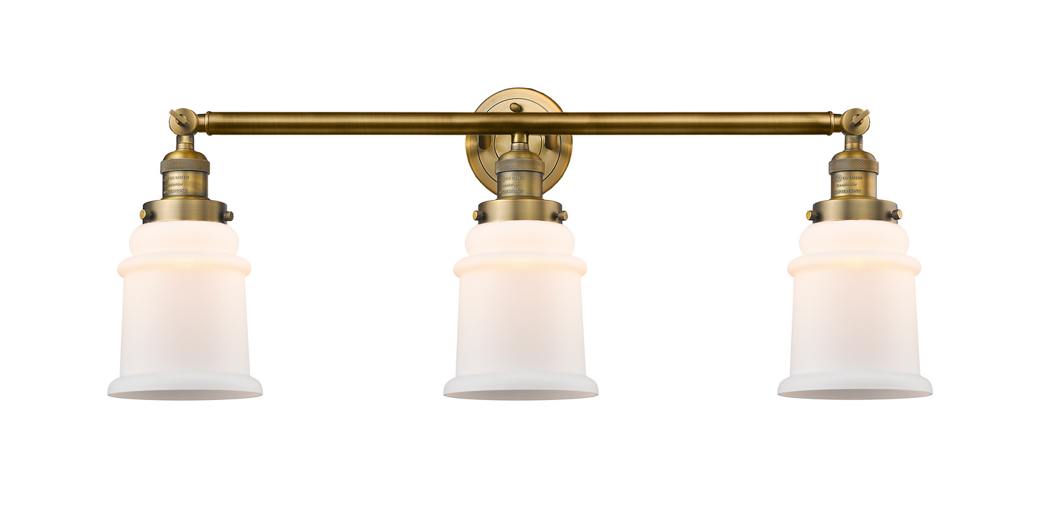 LED Bath Vanity by Innovations - Franklin Restoration Collection, Brushed Brass Finish - 205-BB-G181-LED