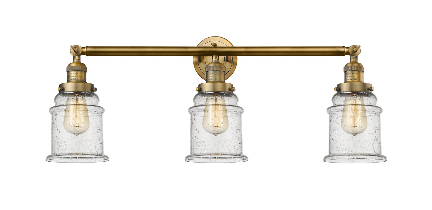 LED Bath Vanity by Innovations - Franklin Restoration Collection, Brushed Brass Finish - 205-BB-G184-LED