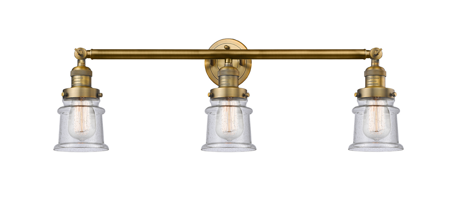 LED Bath Vanity by Innovations - Franklin Restoration Collection, Brushed Brass Finish - 205-BB-G184S-LED