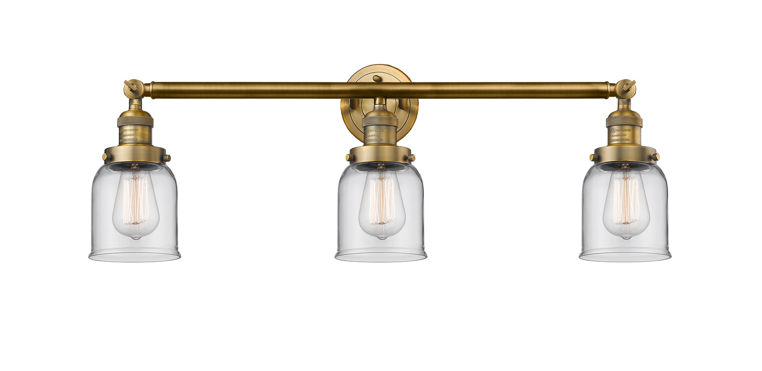 LED Bath Vanity by Innovations - Franklin Restoration Collection, Brushed Brass Finish - 205-BB-G52-LED