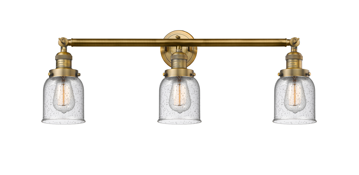 LED Bath Vanity by Innovations - Franklin Restoration Collection, Brushed Brass Finish - 205-BB-G54-LED