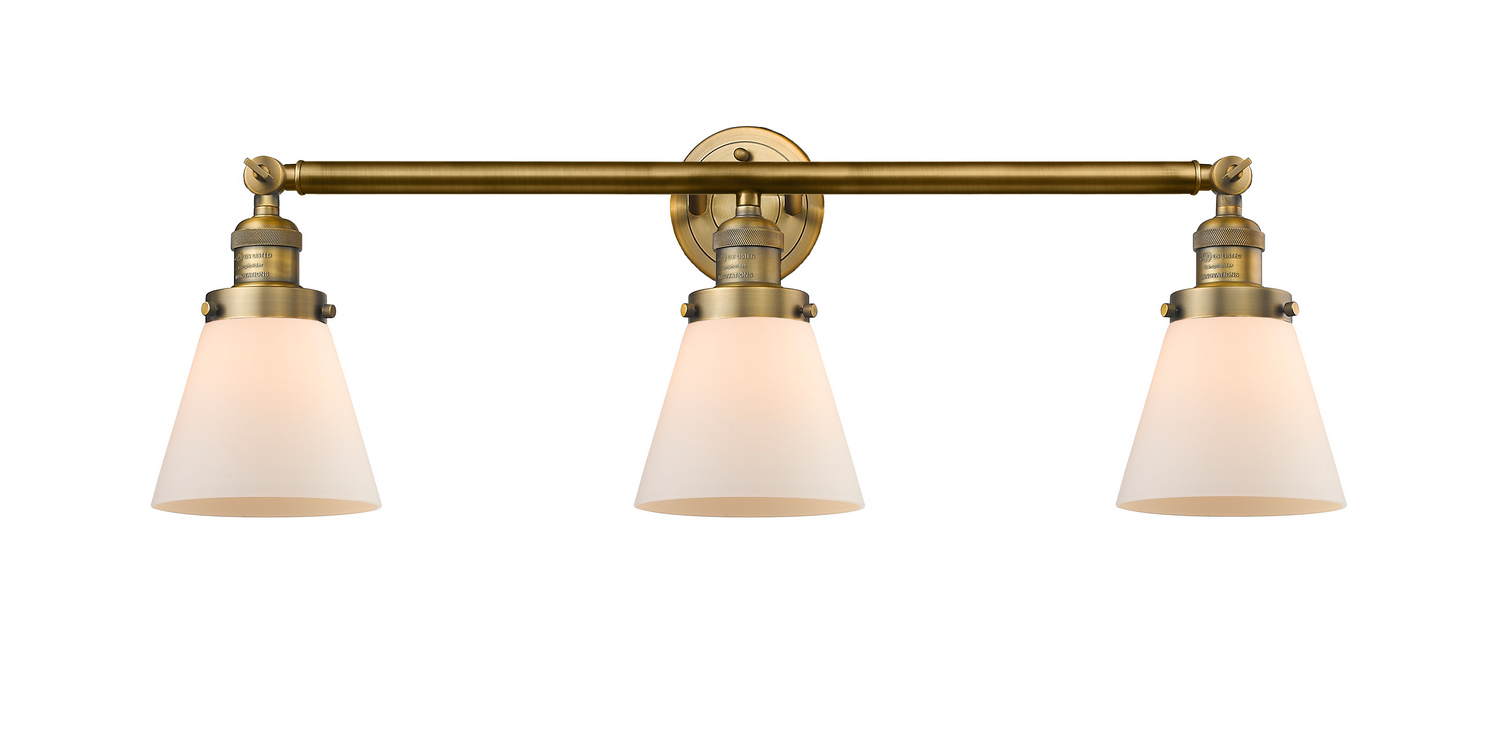 LED Bath Vanity by Innovations - Franklin Restoration Collection, Brushed Brass Finish - 205-BB-G61-LED