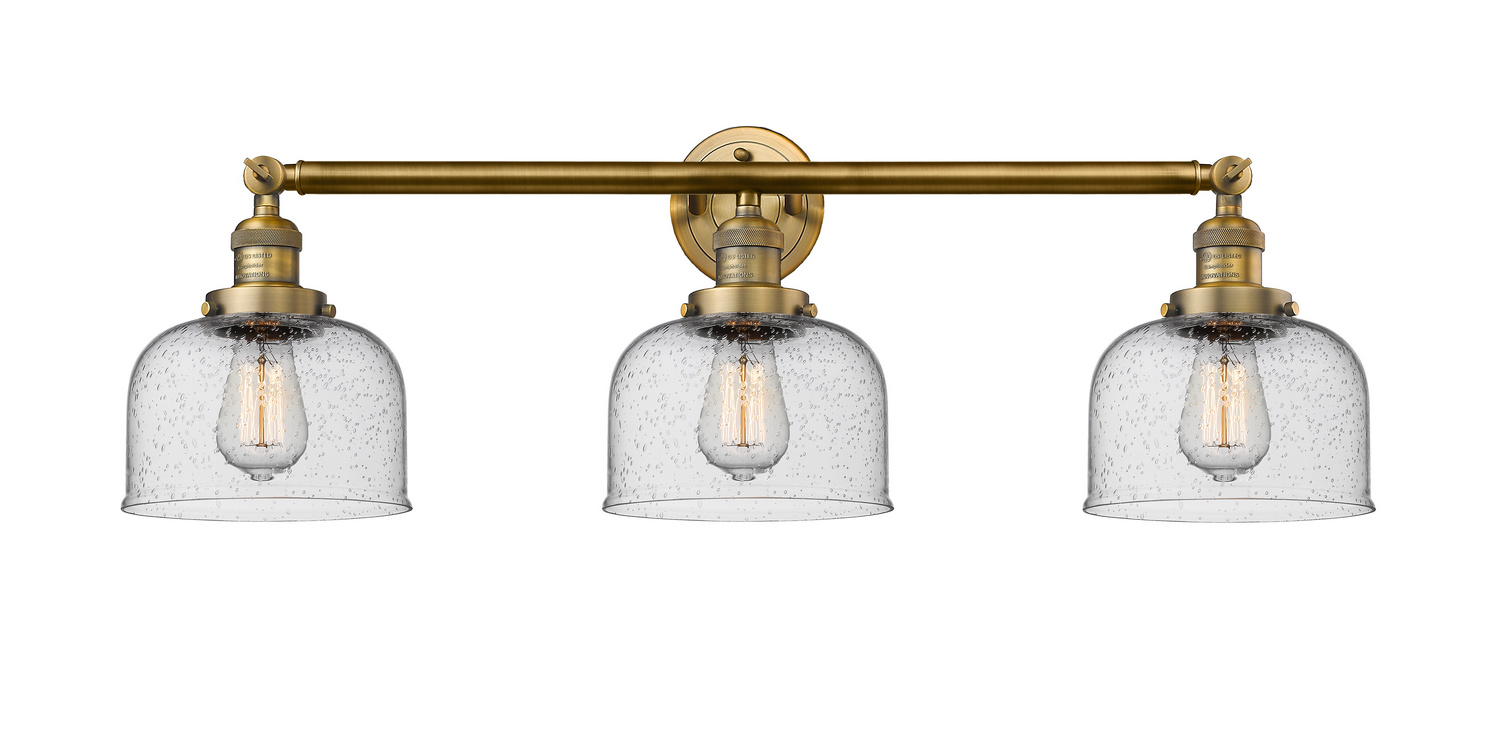 LED Bath Vanity by Innovations - Franklin Restoration Collection, Brushed Brass Finish - 205-BB-G74-LED