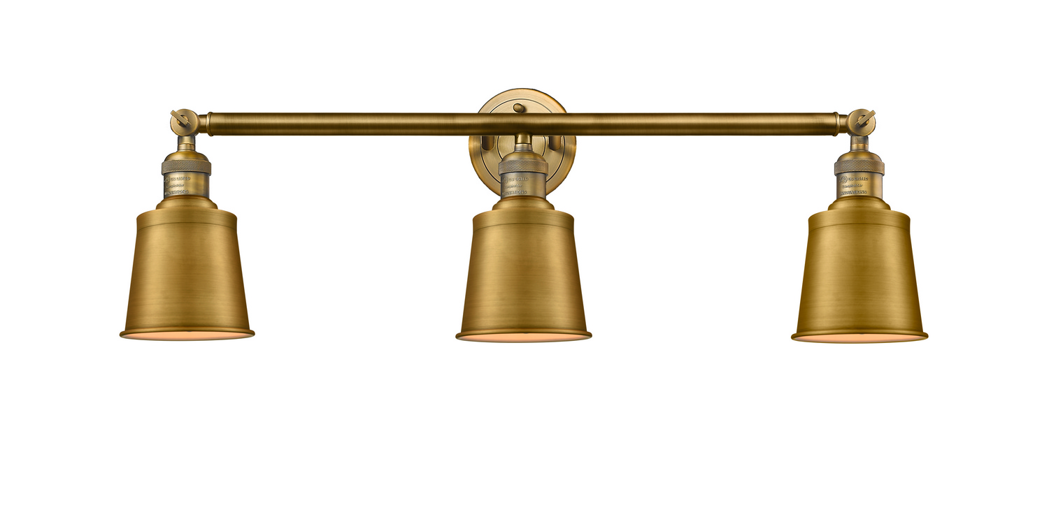 LED Bath Vanity by Innovations - Franklin Restoration Collection, Brushed Brass Finish - 205-BB-M9-BB-LED