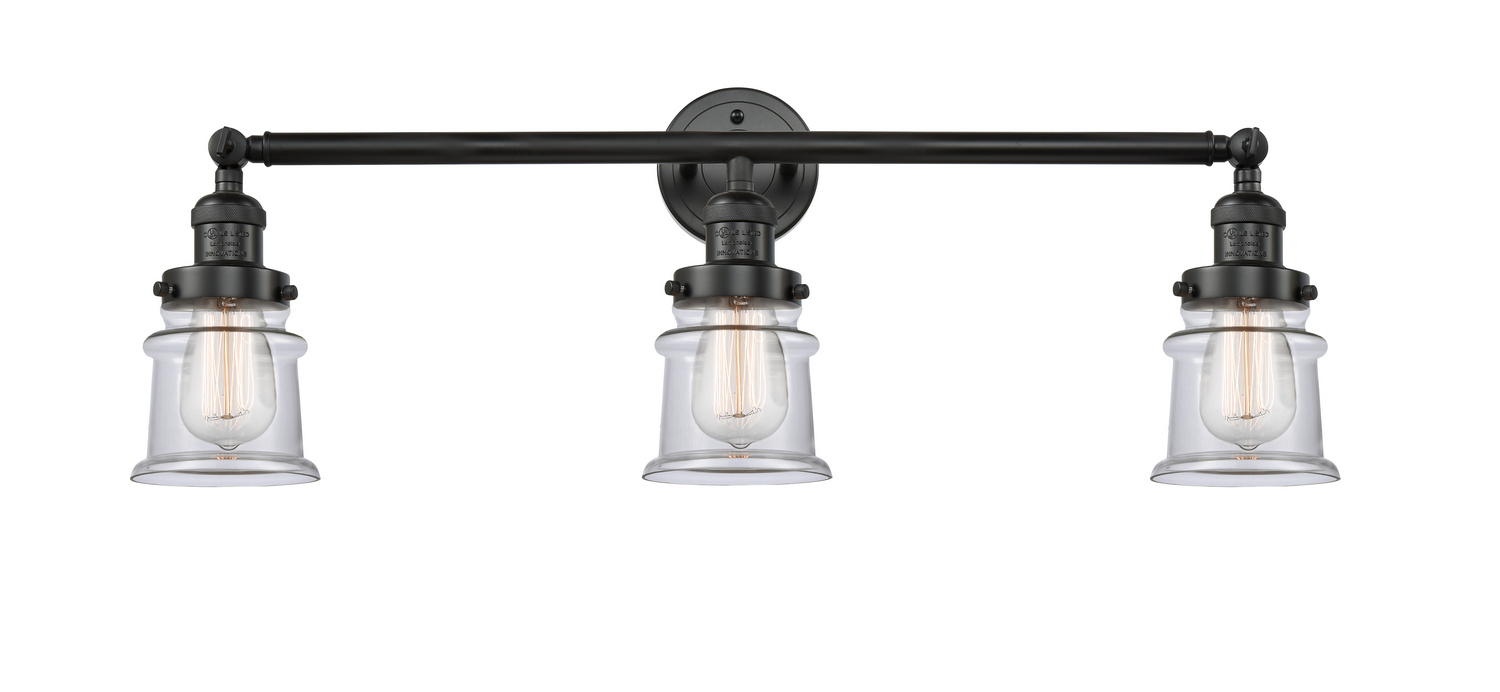 LED Bath Vanity by Innovations - Franklin Restoration Collection, Matte Black Finish - 205-BK-G182S-LED