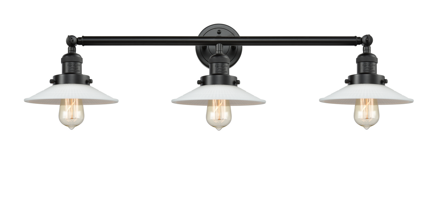 Three Light Bath Vanity by Innovations - Franklin Restoration Collection, Oil Rubbed Bronze Finish - 205-OB-G1