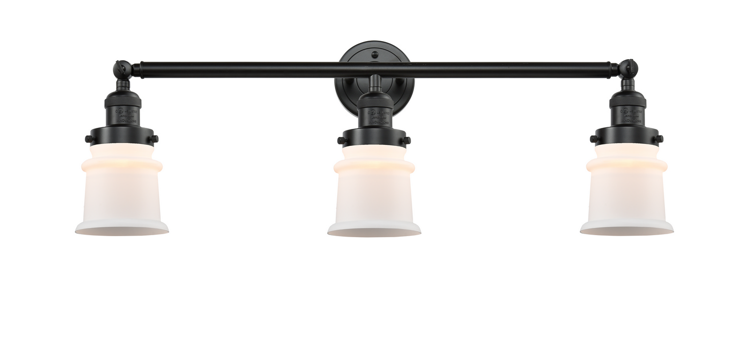 Three Light Bath Vanity by Innovations - Franklin Restoration Collection, Oil Rubbed Bronze Finish - 205-OB-G181S
