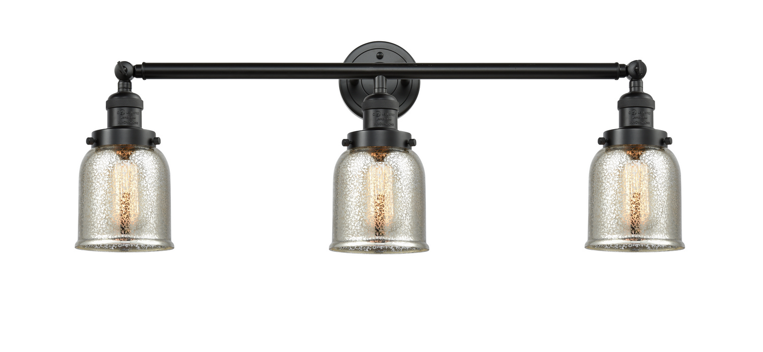 Three Light Bath Vanity by Innovations - Franklin Restoration Collection, Oil Rubbed Bronze Finish - 205-OB-G58