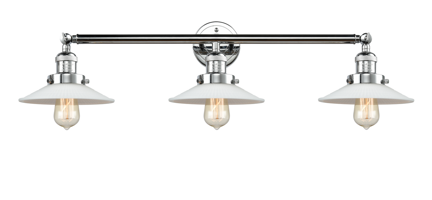 Three Light Bath Vanity by Innovations - Franklin Restoration Collection, Polished Chrome Finish - 205-PC-G1