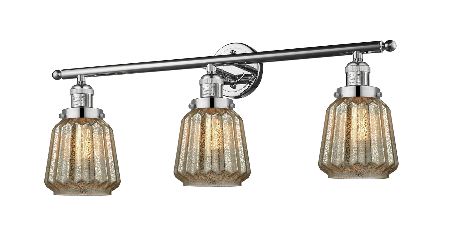 LED Bath Vanity by Innovations - Franklin Restoration Collection, Polished Chrome Finish - 205-PC-G146-LED
