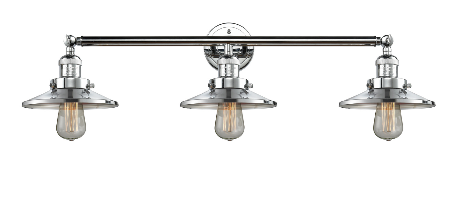 LED Bath Vanity by Innovations - Franklin Restoration Collection, Polished Chrome Finish - 205-PC-M7-LED