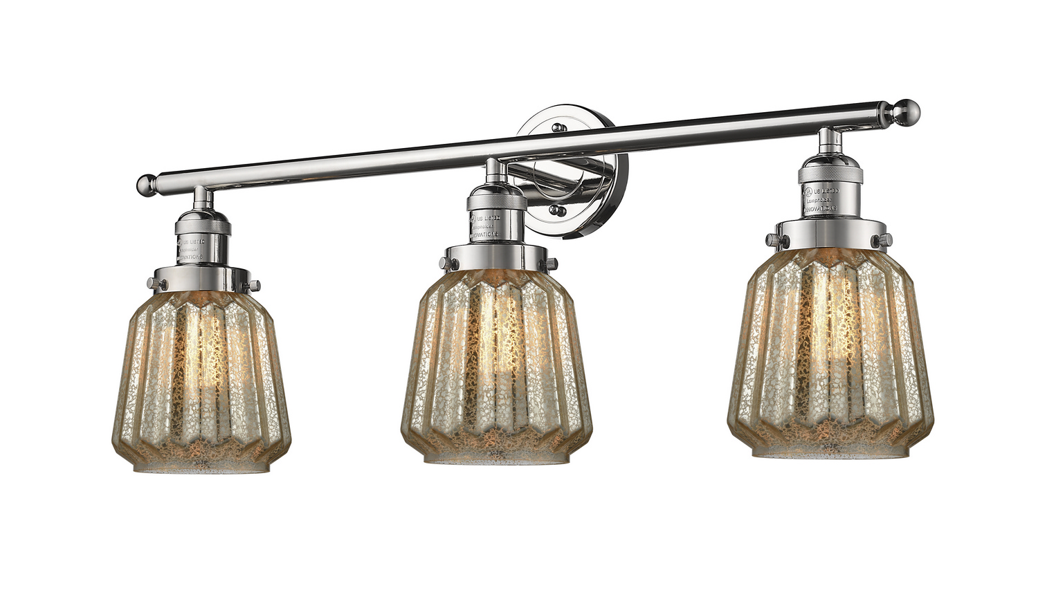 LED Bath Vanity by Innovations - Franklin Restoration Collection, Polished Nickel Finish - 205-PN-G146-LED