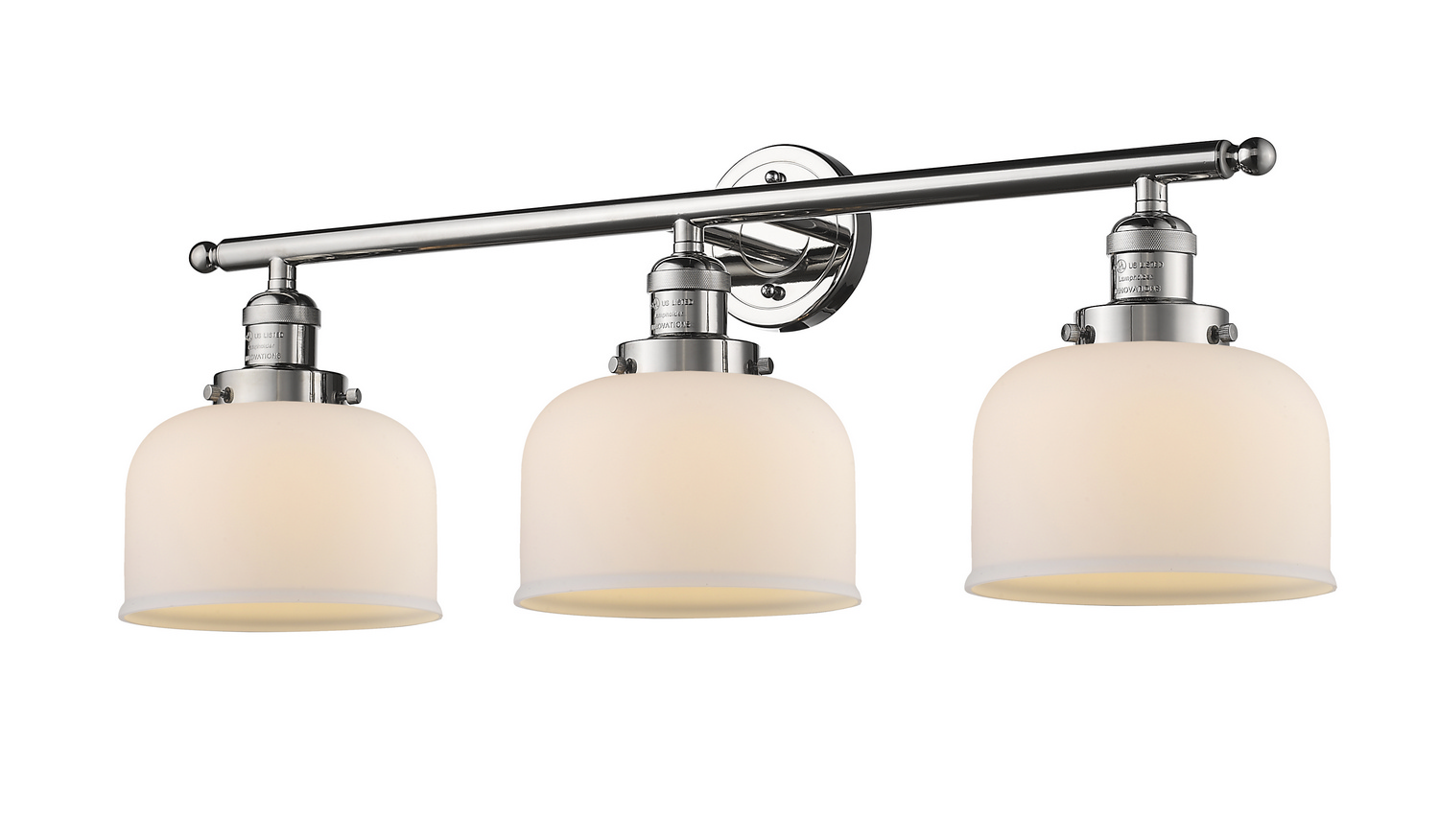 LED Bath Vanity by Innovations - Franklin Restoration Collection, Polished Nickel Finish - 205-PN-G71-LED