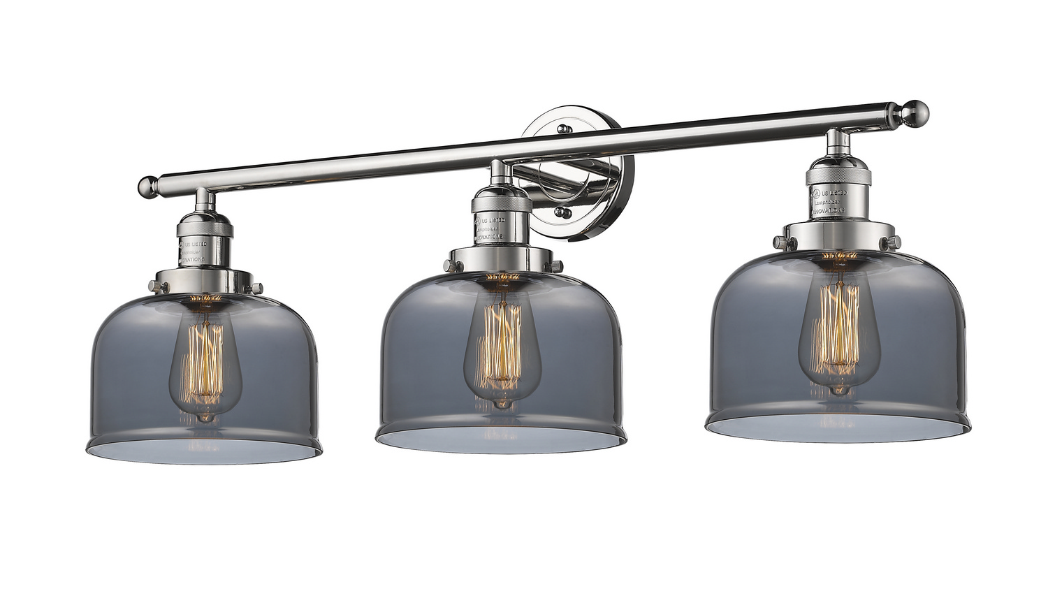 LED Bath Vanity by Innovations - Franklin Restoration Collection, Polished Nickel Finish - 205-PN-G73-LED