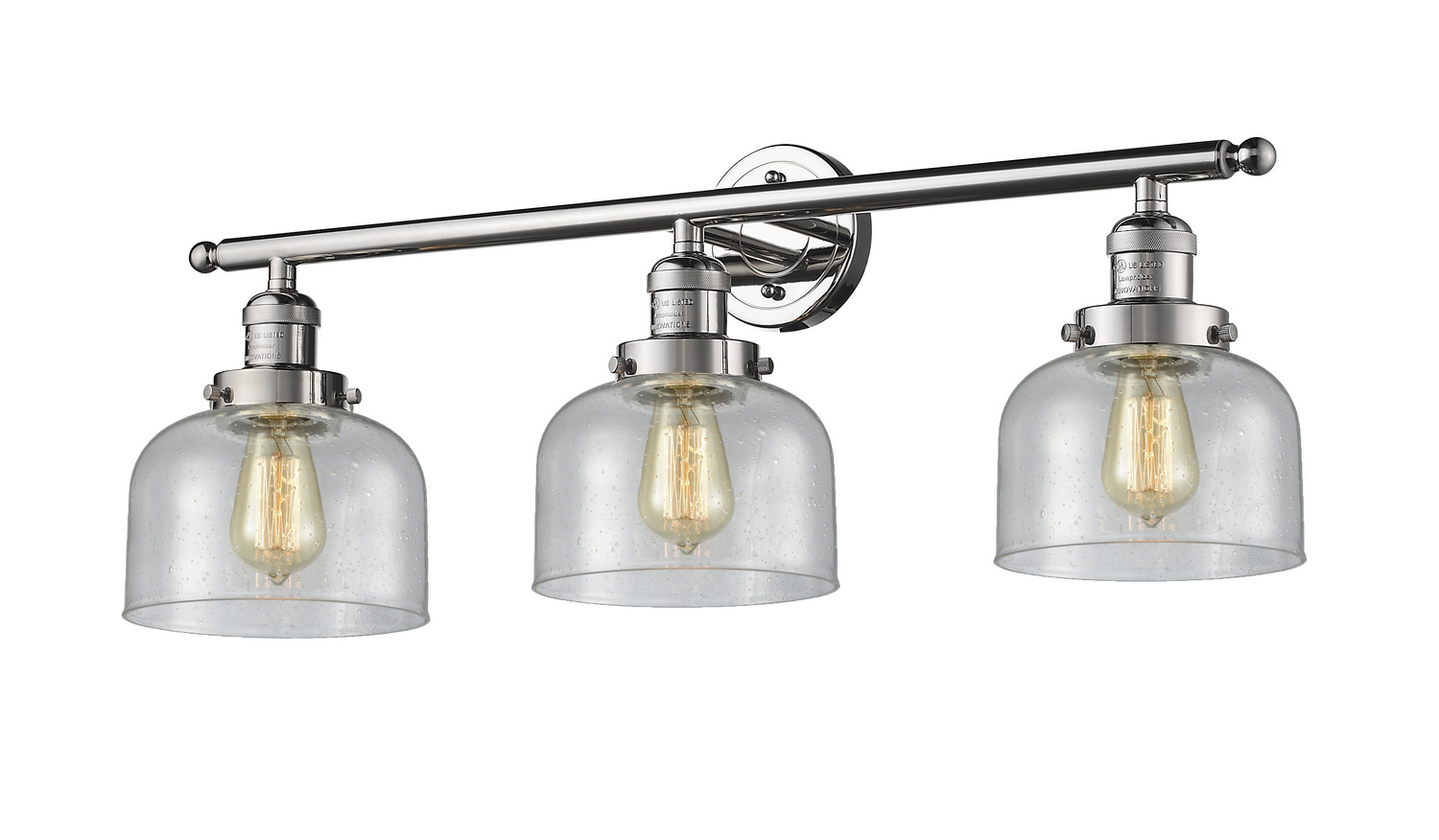 LED Bath Vanity by Innovations - Franklin Restoration Collection, Polished Nickel Finish - 205-PN-G74-LED