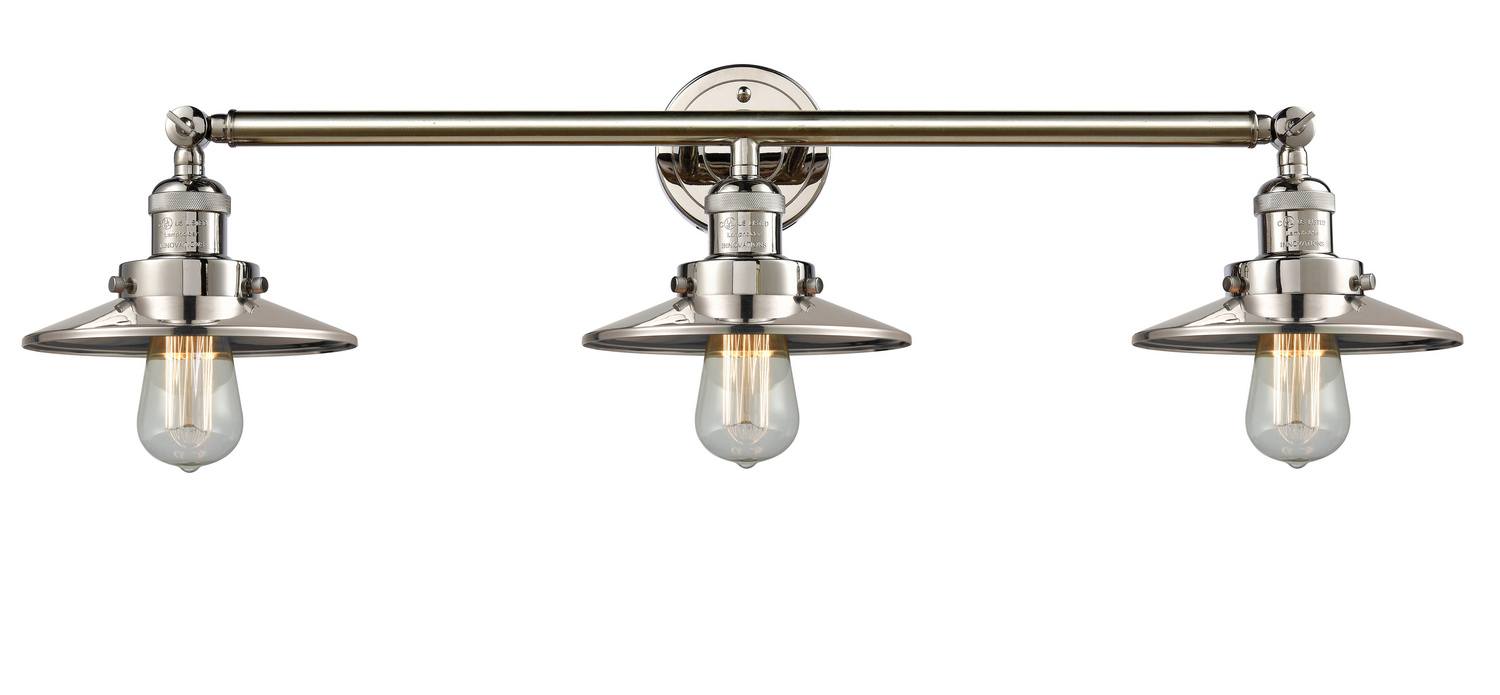 LED Bath Vanity by Innovations - Franklin Restoration Collection, Polished Nickel Finish - 205-PN-M1-LED