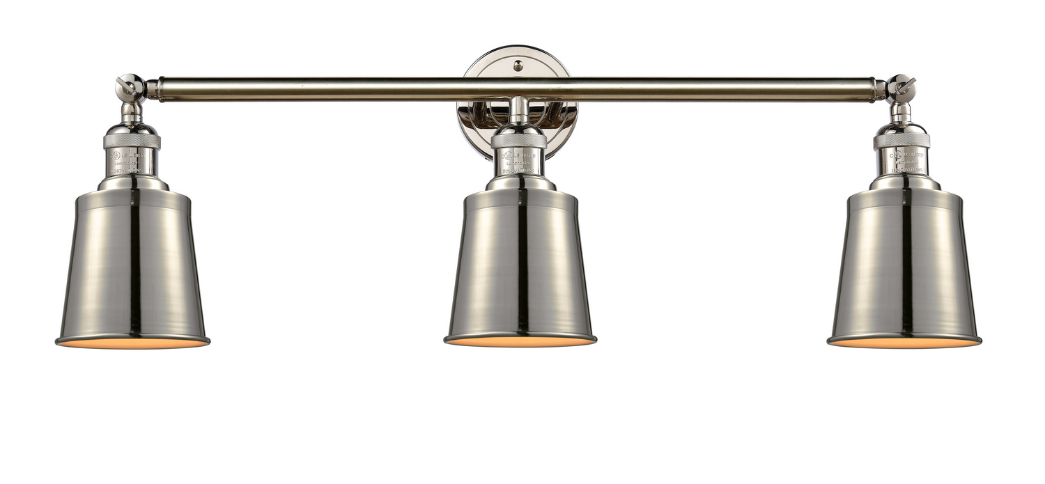 LED Bath Vanity by Innovations - Franklin Restoration Collection, Polished Nickel Finish - 205-PN-M9-LED